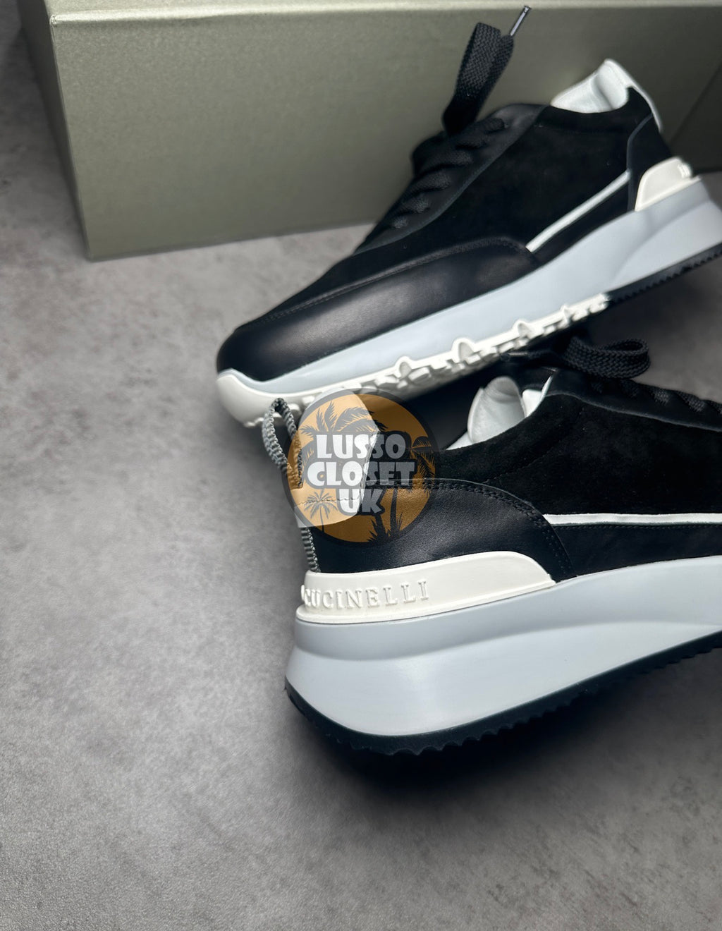 Bruno - Black & White Trainers