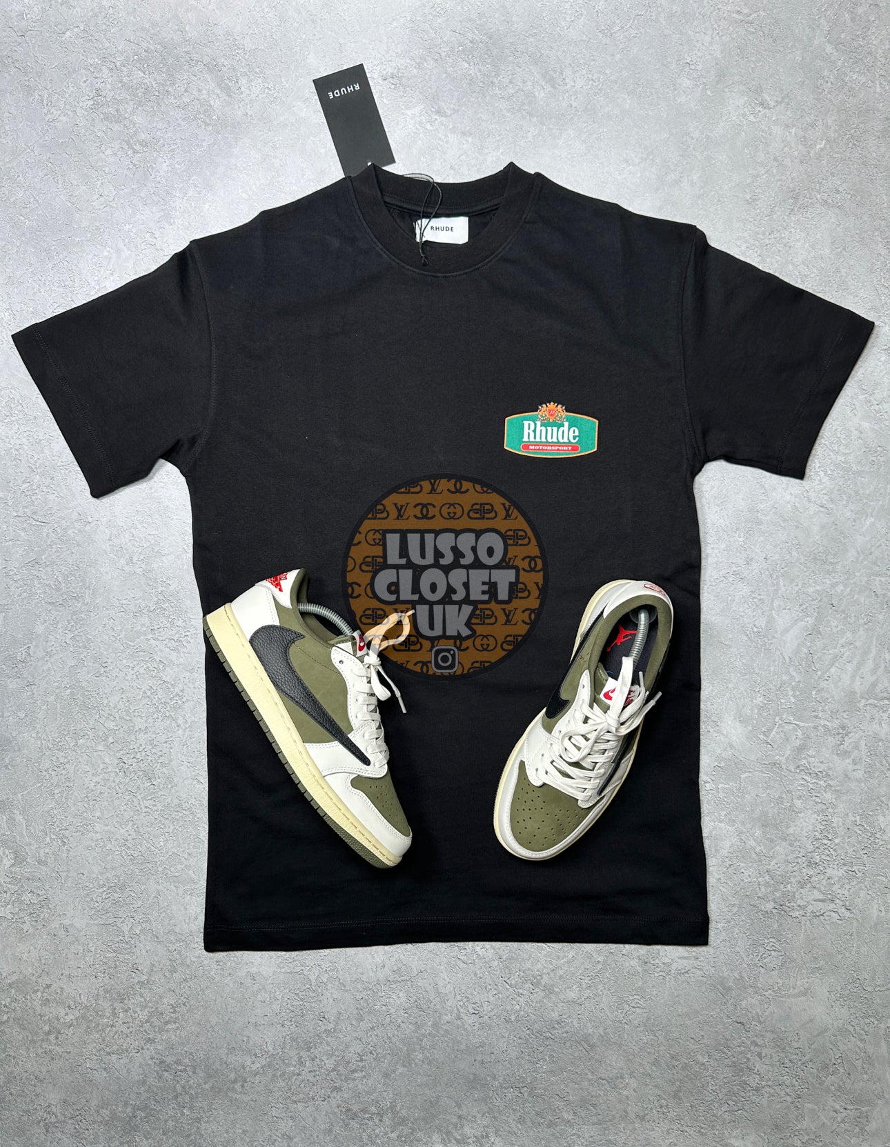 Rhu - Green Logo T Shirt