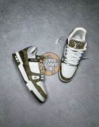 Lou - Green Demin Trainers