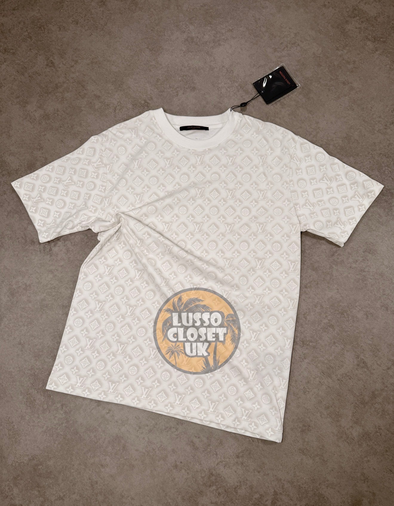 LSV - White Full Mono T Shirt