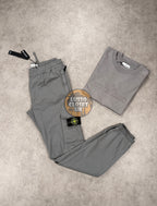 SI - Charcoal Cuffed Cargo Pants