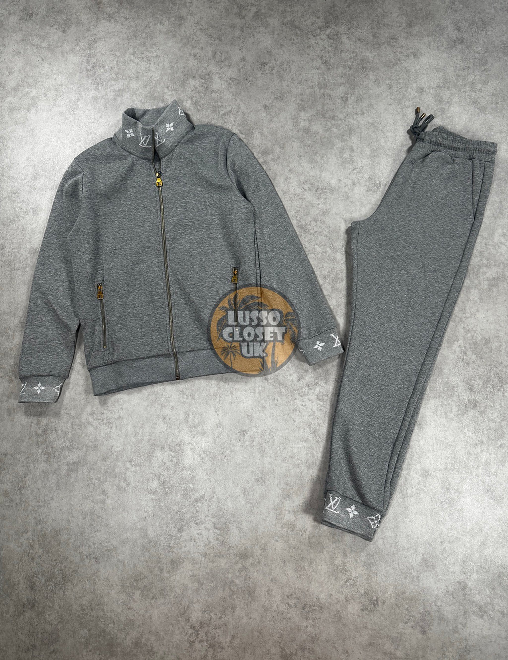 Lou - Grey Mono Tracksuit
