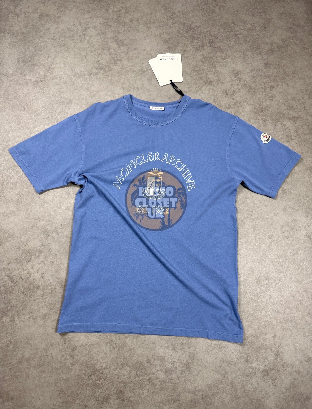 M - Blue Crest T Shirt