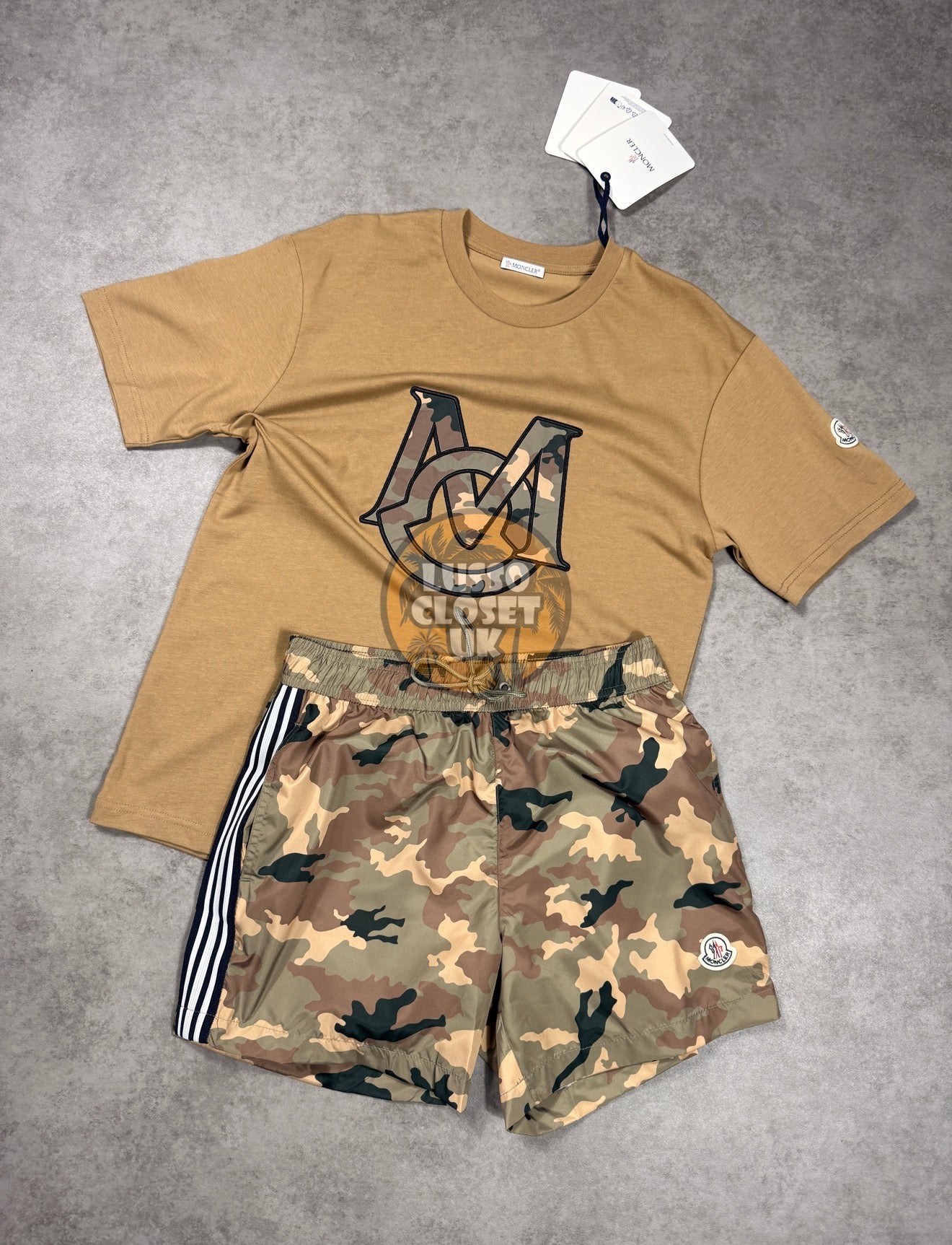 M - Khaki Camo T Shirt