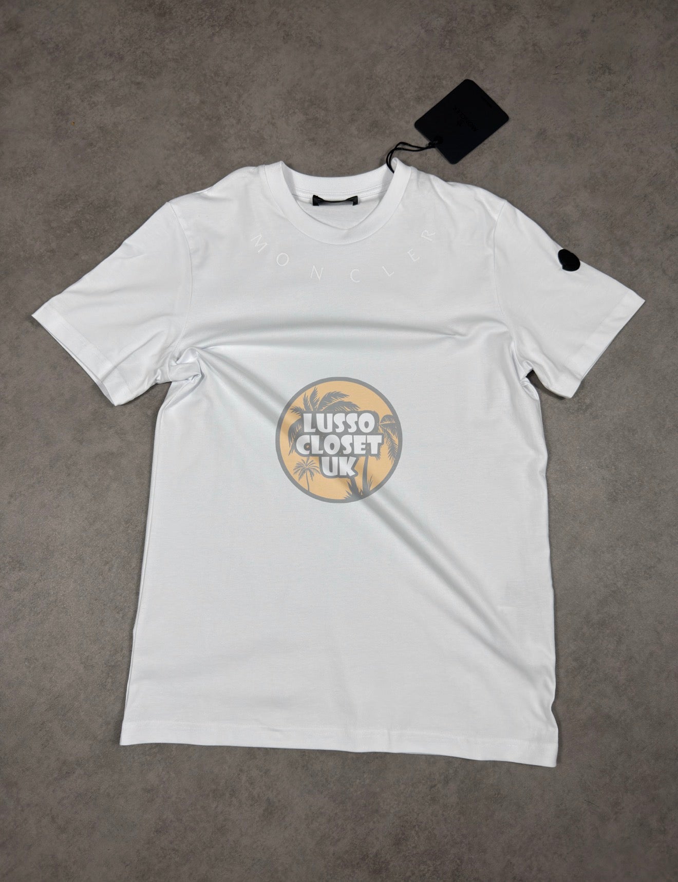 M - White Tonal T Shirt