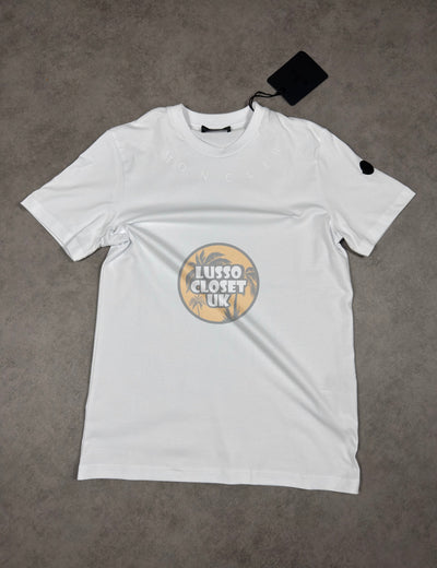 M - White Tonal T Shirt