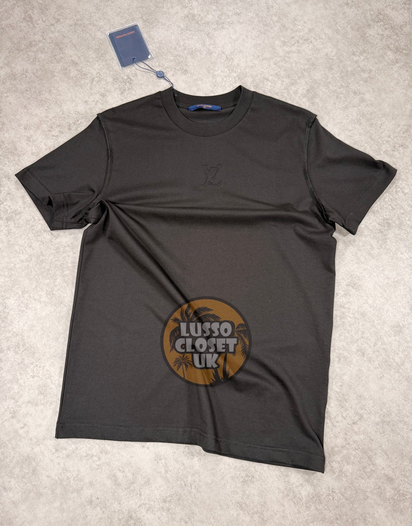LSV - Black Embossed Chest T Shirt