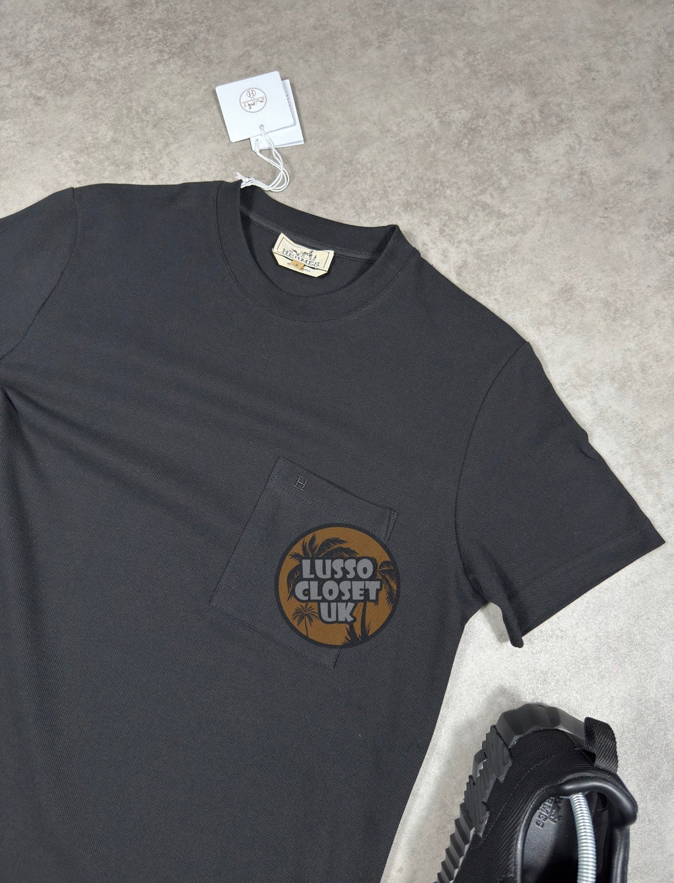 HRMS - Black Pocket T Shirt