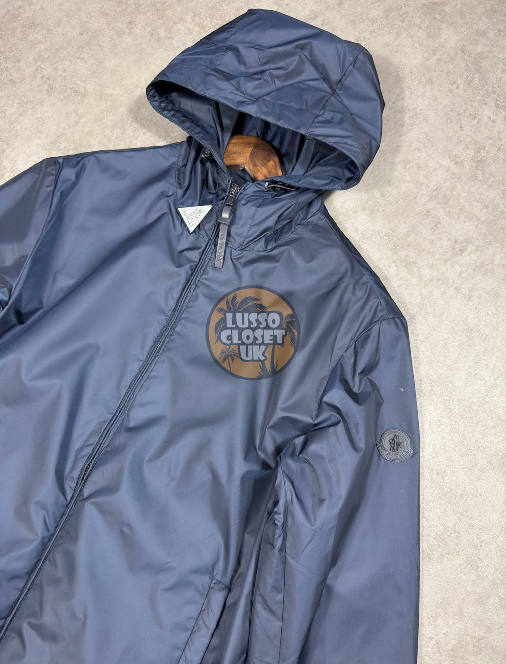 M - Navy Blue Windbreaker