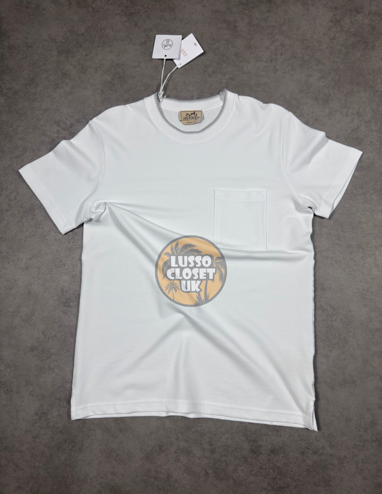 HRMS - White Sellier T Shirt