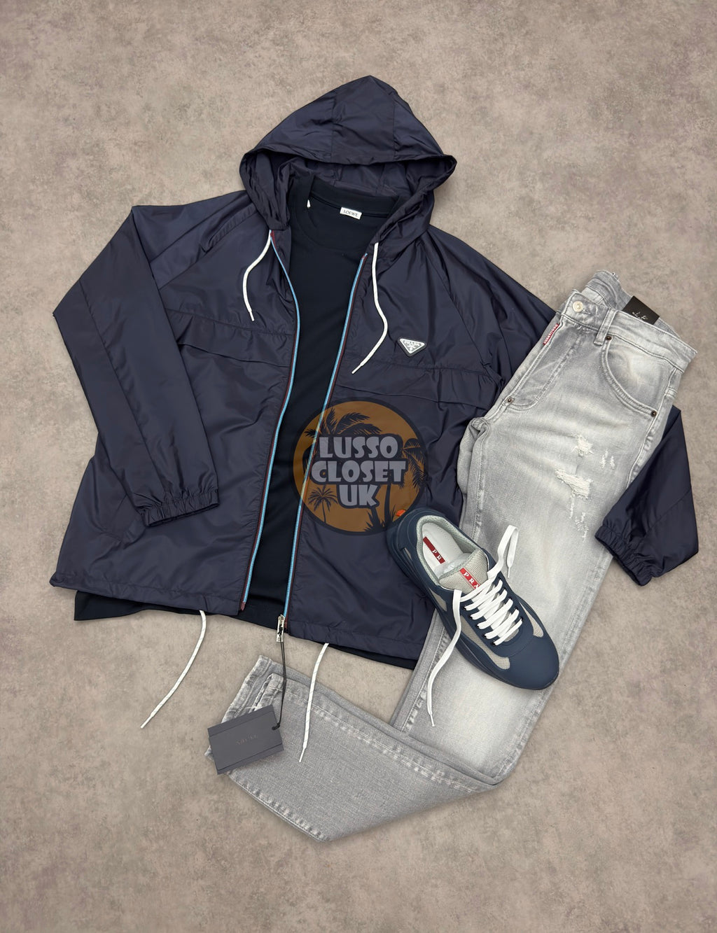 PDA - Navy Windbreaker