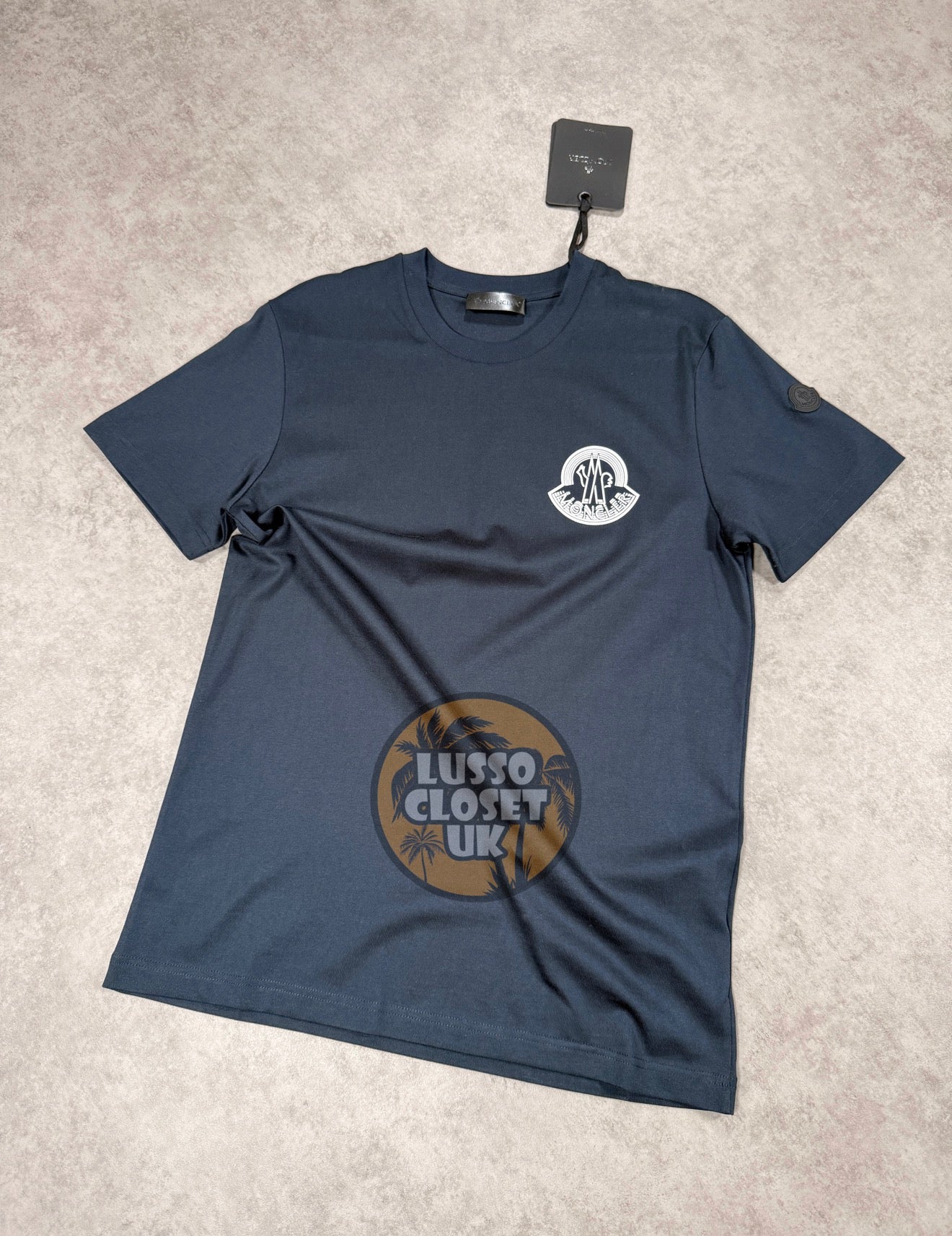 Mon - Navy Medallion T Shirt