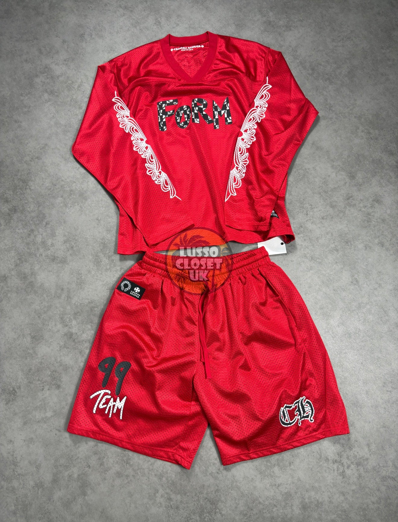 Chrome - Red Form Mesh Set