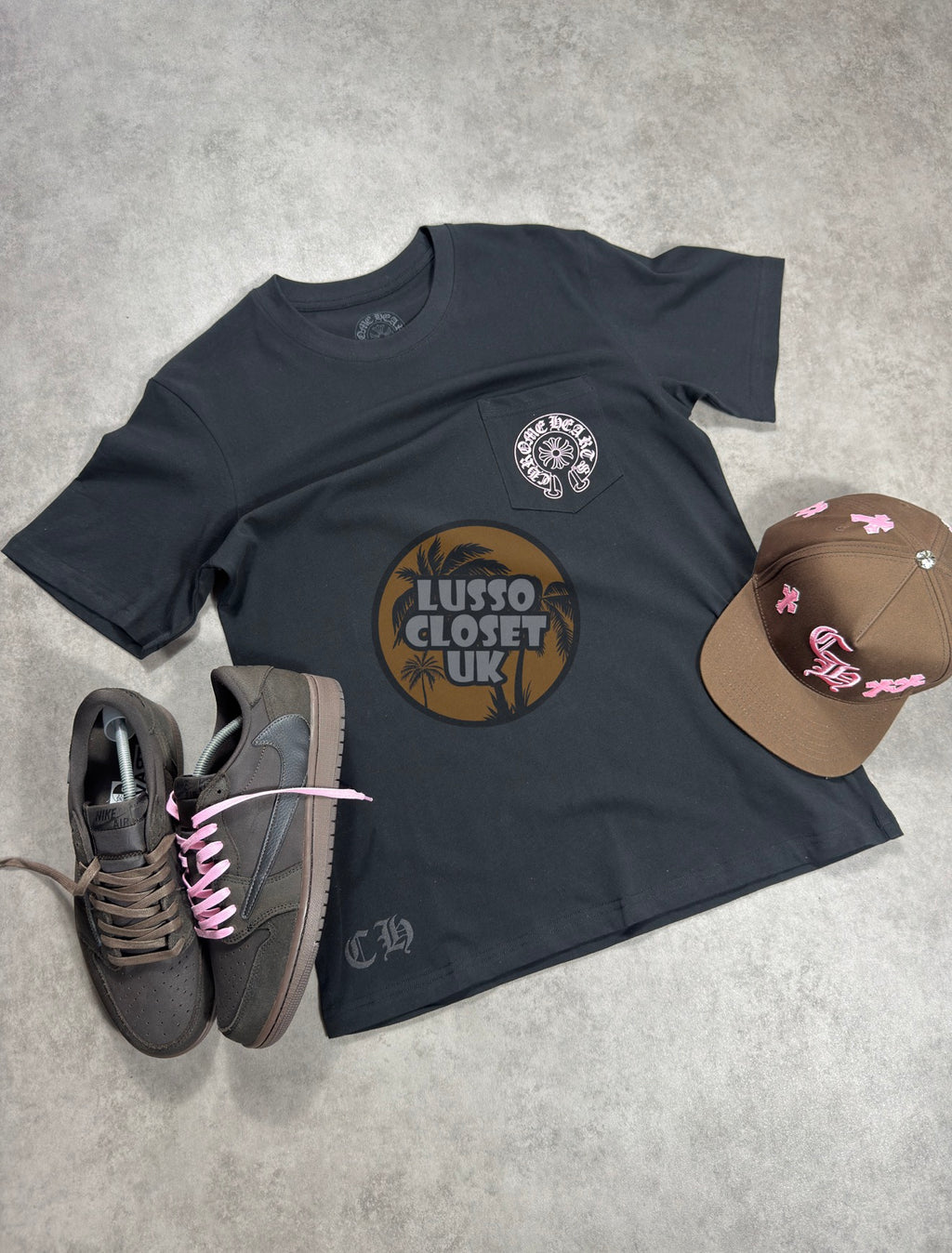 Chrome - Black/Pink T Shirt