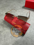 Cart - Brown / Gold Sunglasses