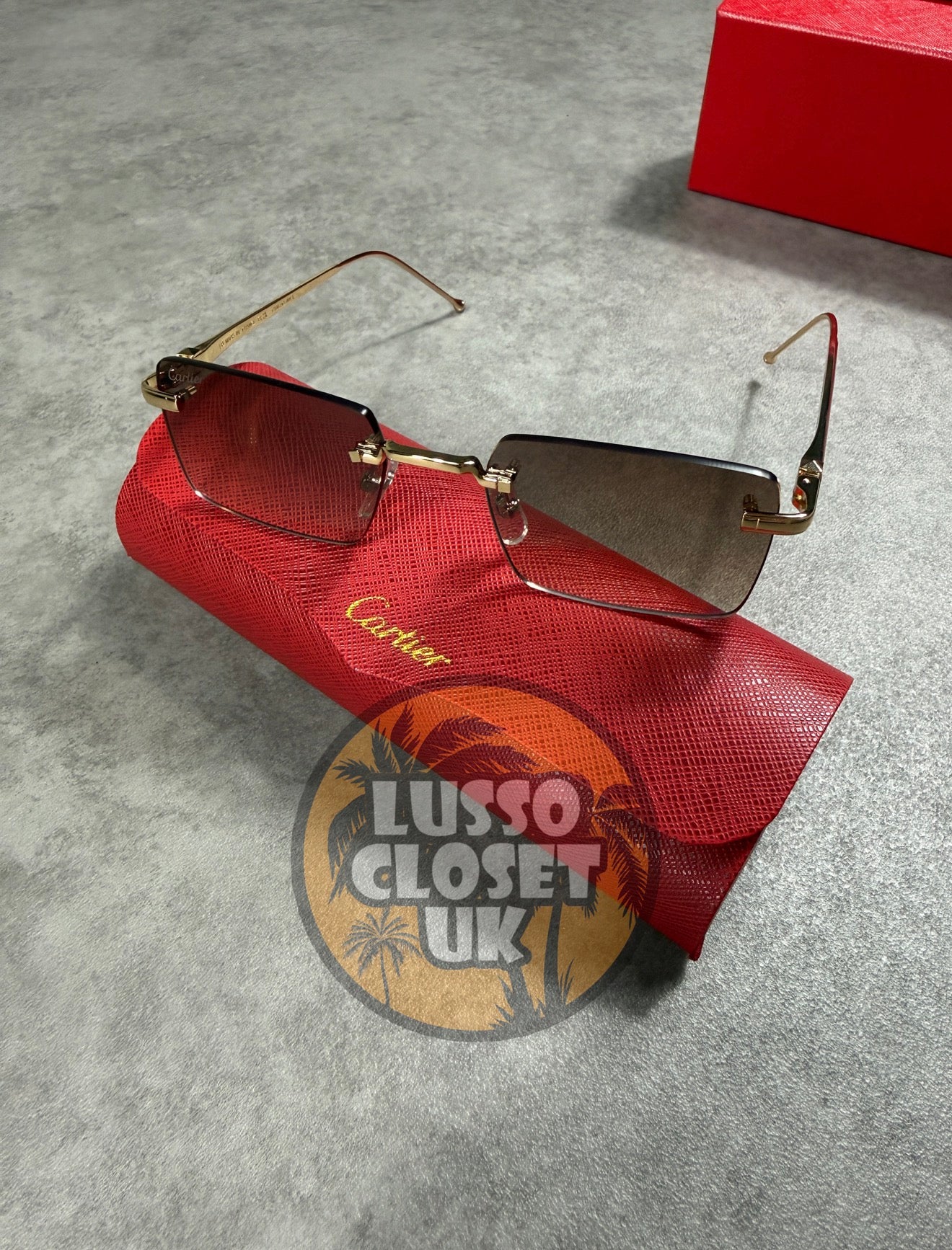 Cart - Brown / Gold Sunglasses