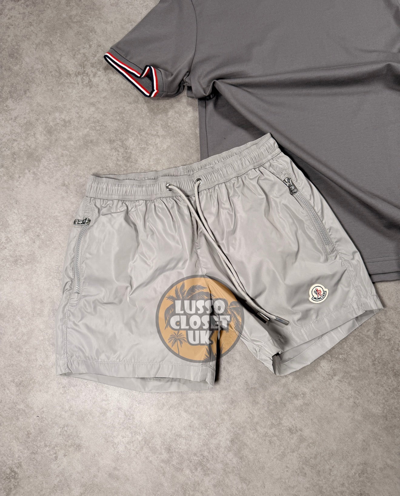 Mon - Zip Grey Shorts