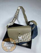 D - Khaki Buckle Bag