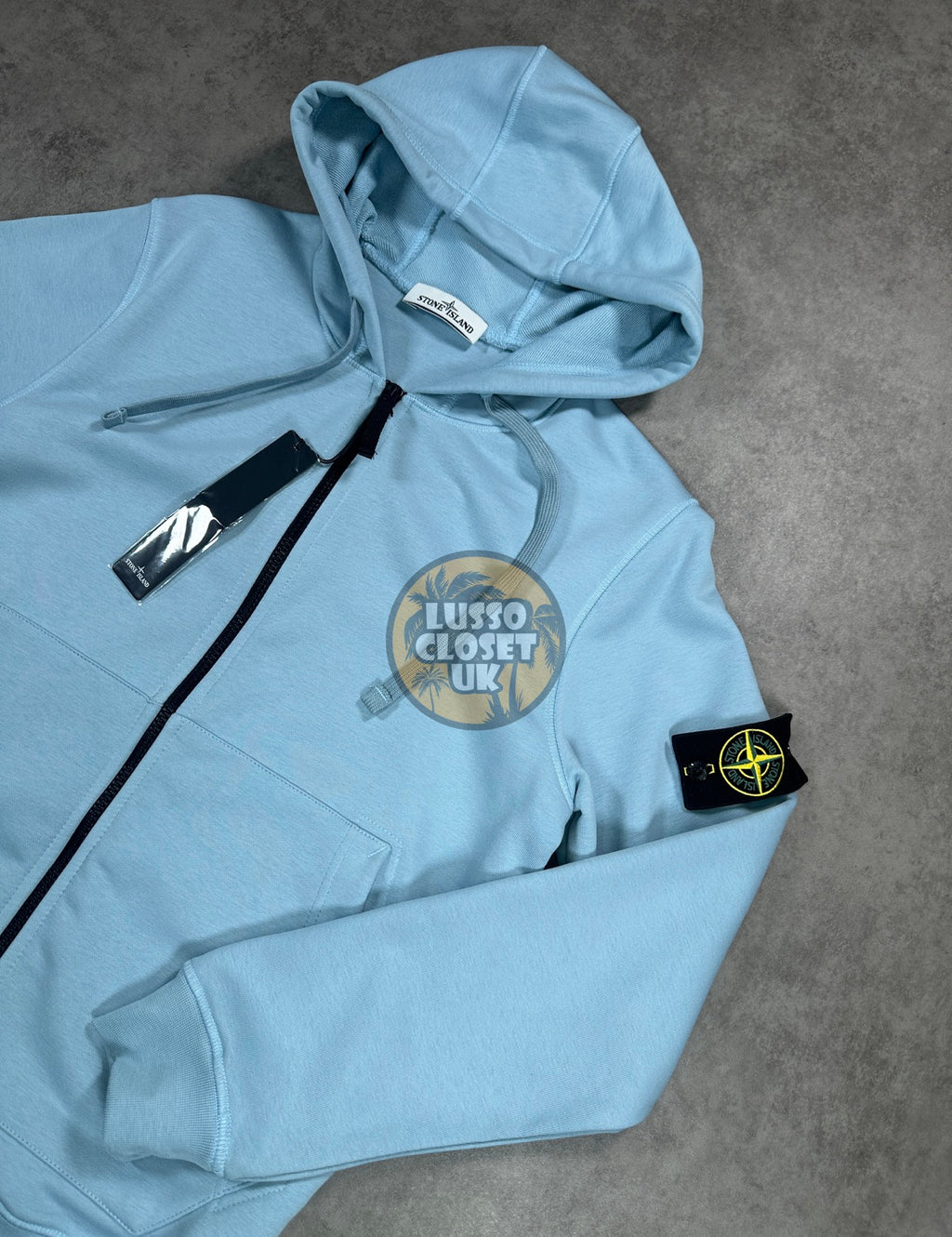 SI - Baby Blue Zip Hoodie