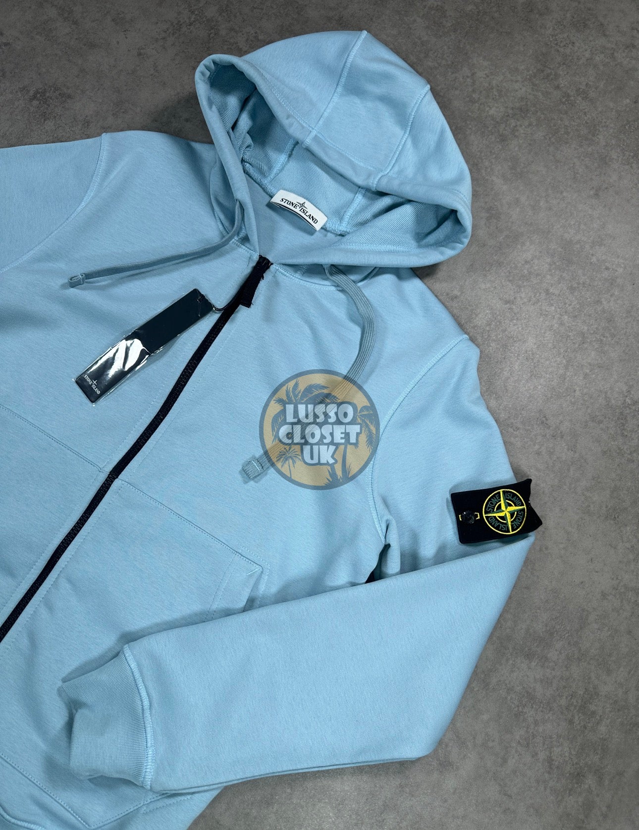 SI - Baby Blue Zip Hoodie