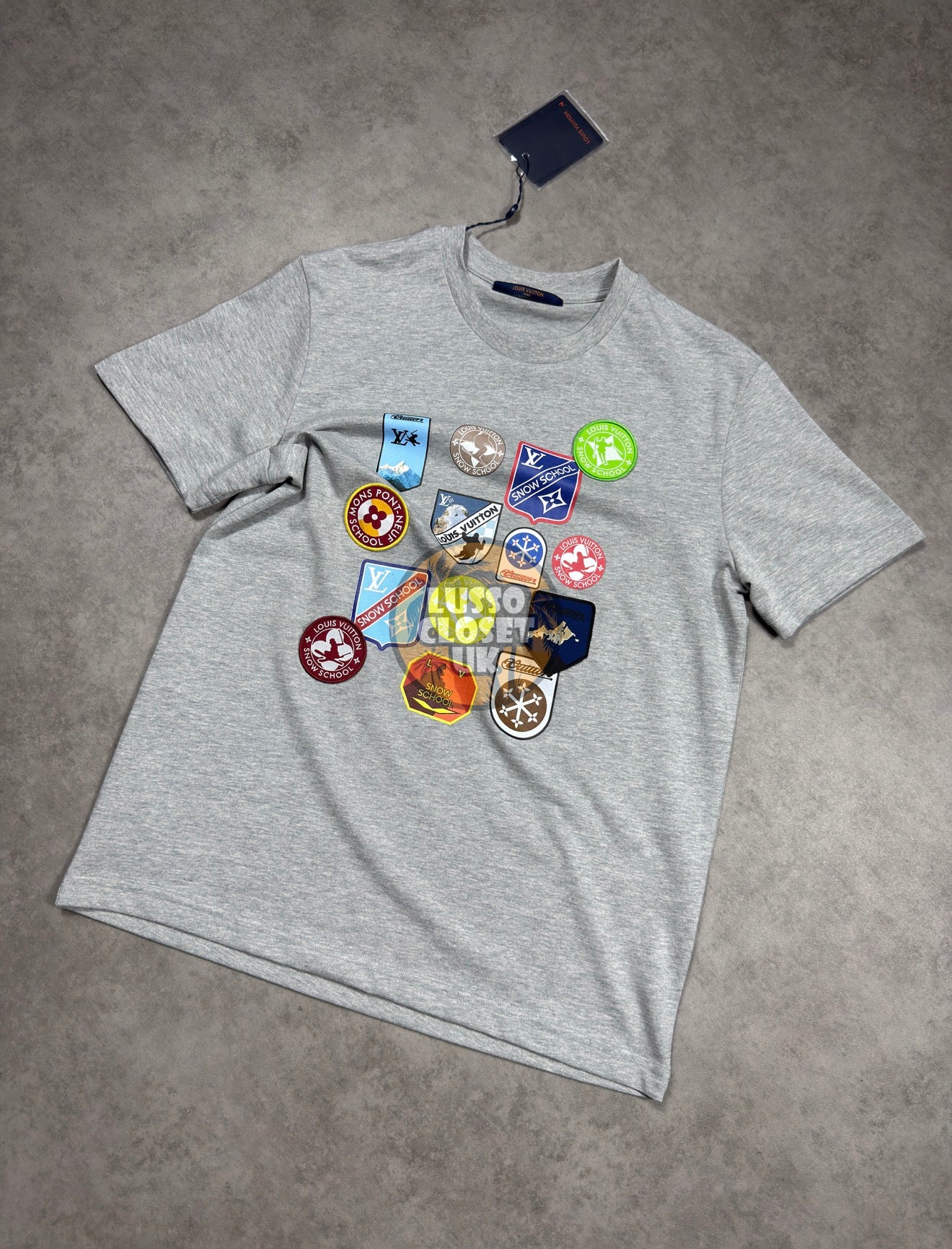 LSV - Grey Patch T Shirt