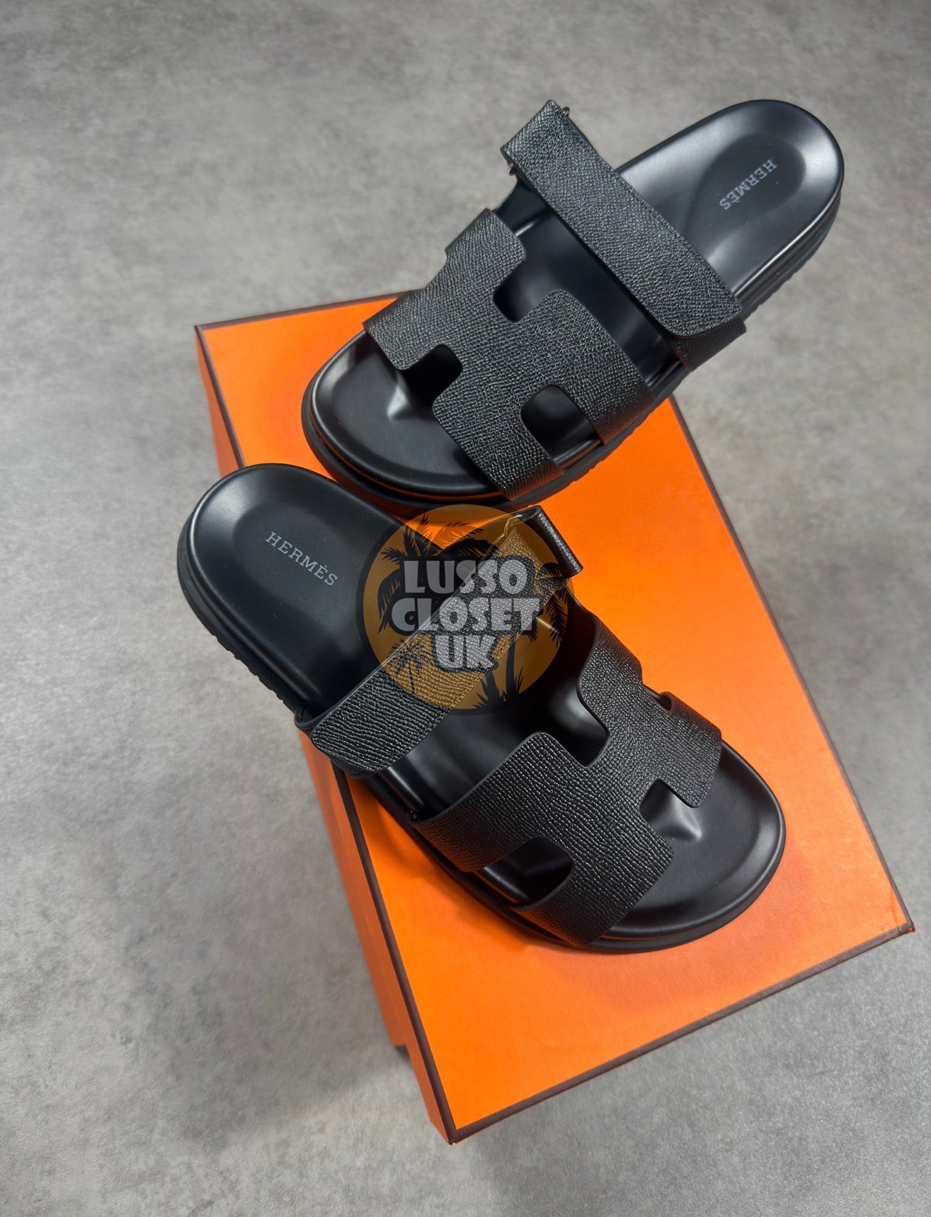 HRMS - Black Grain Sandal