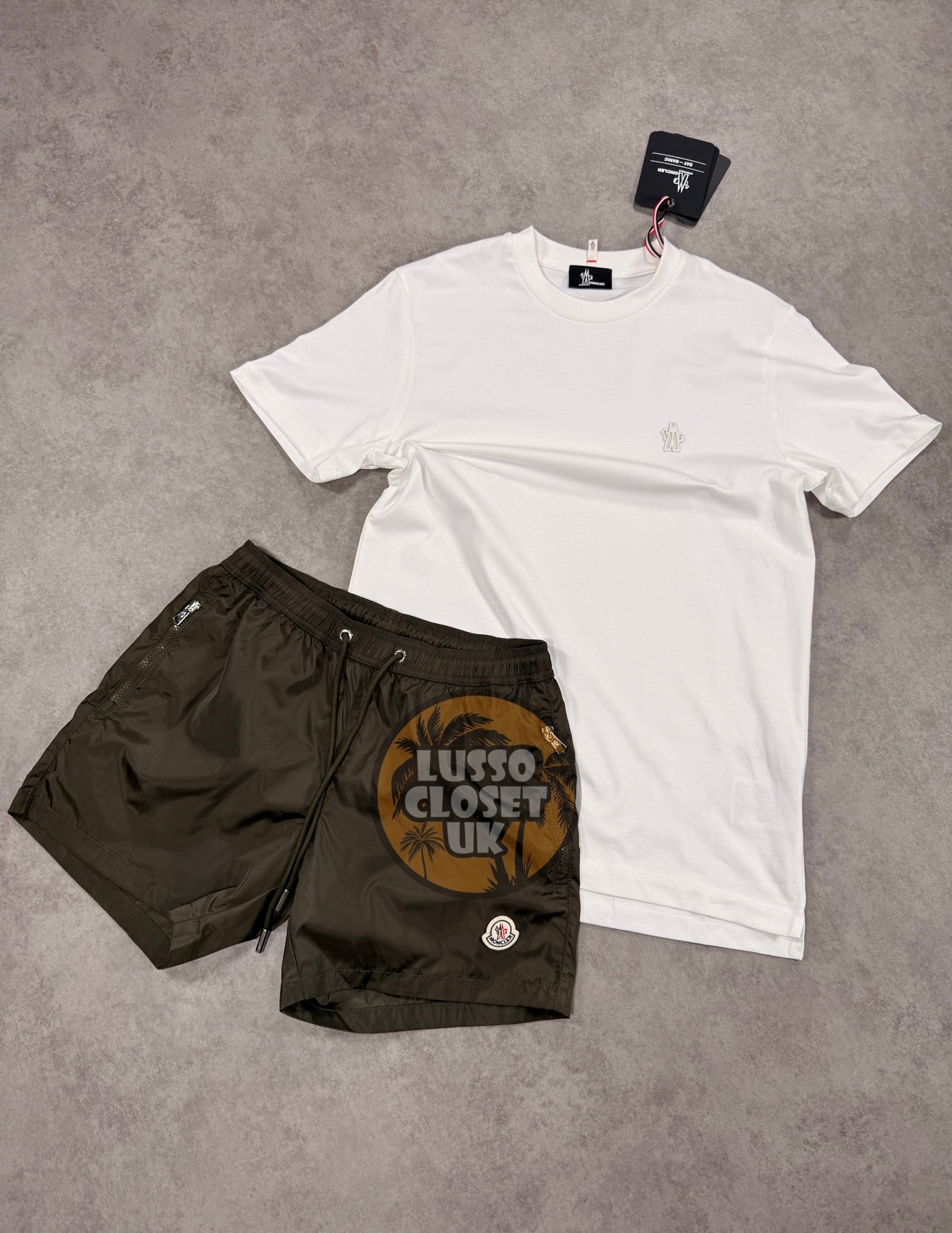 Mon - White Appliqué T Shirt