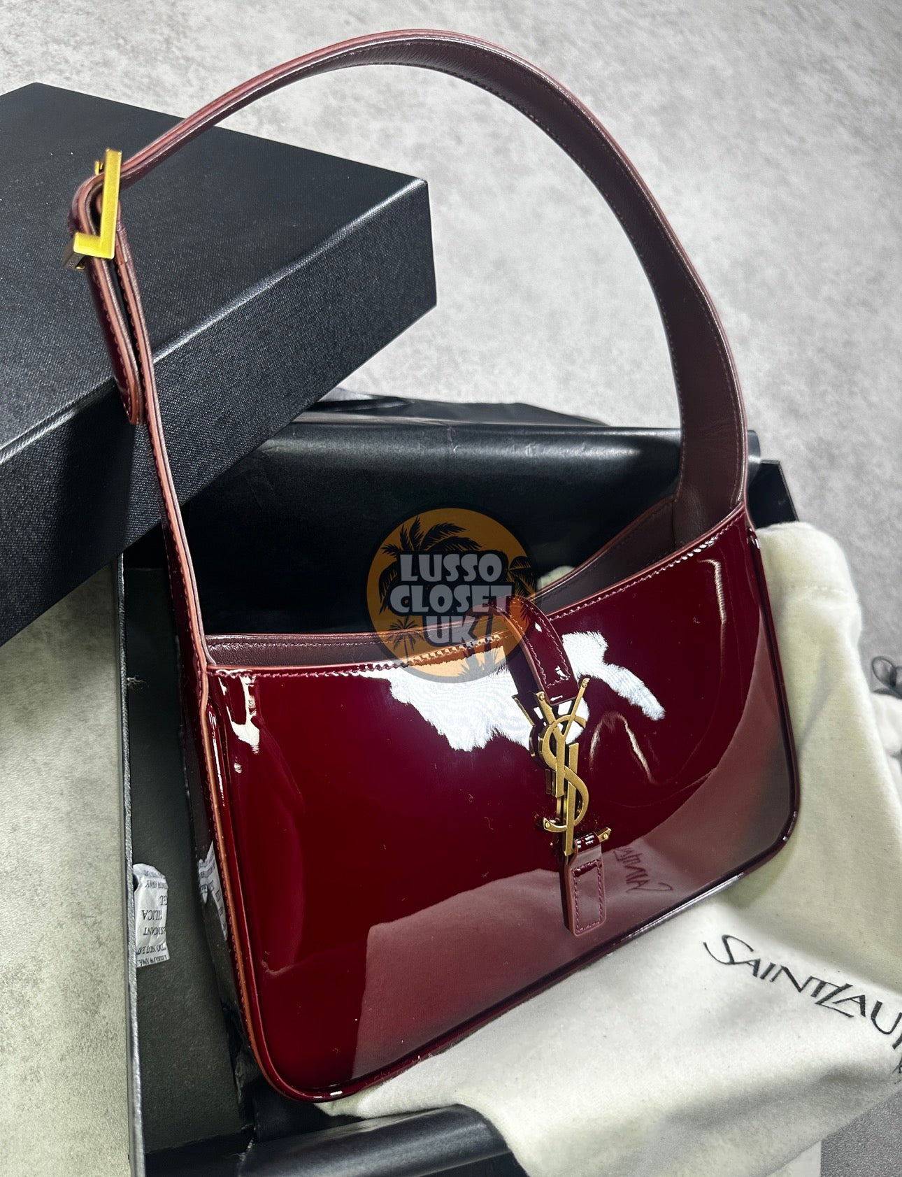 Saint - Gloss Cherry Top Handle Handbag