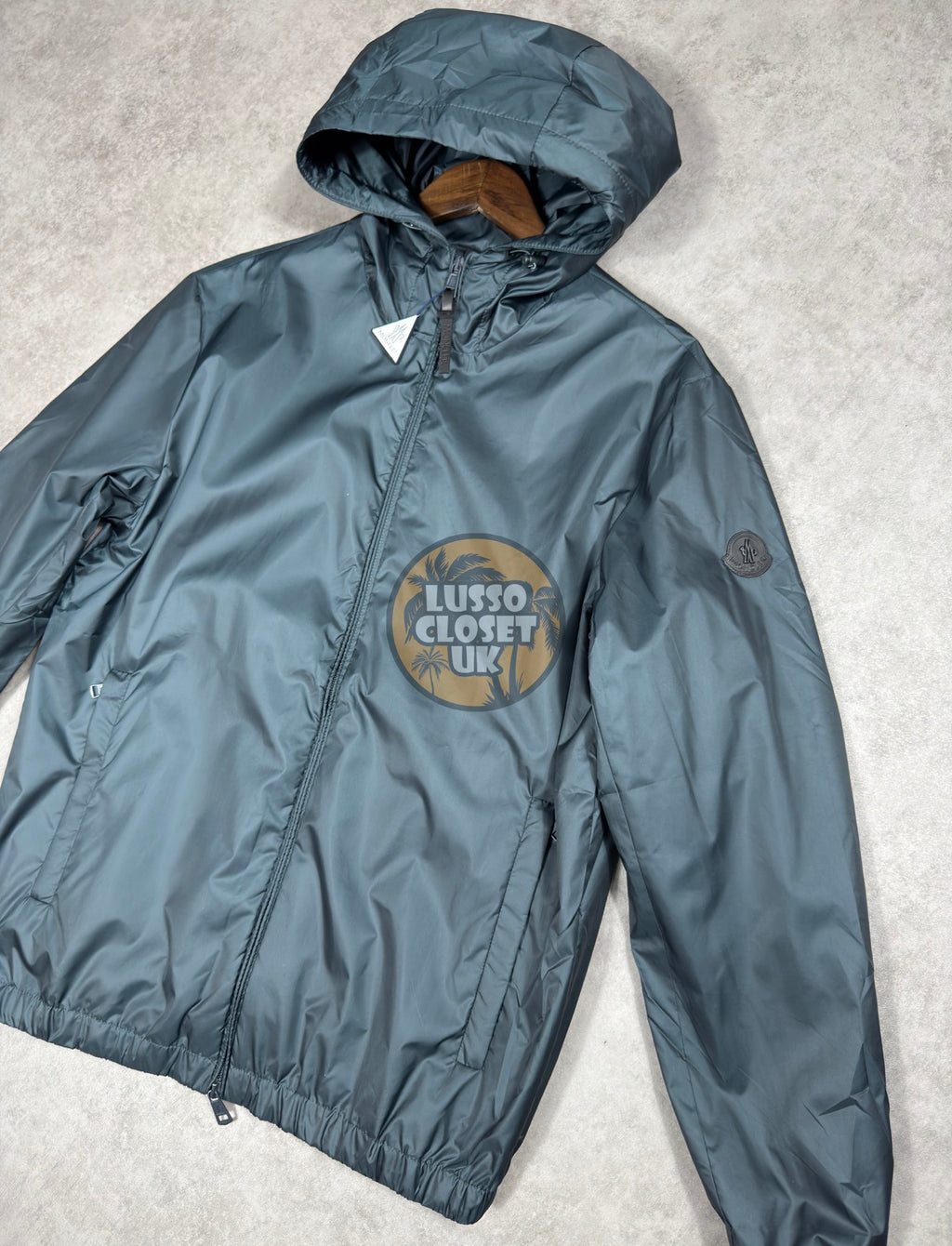 M - Dark Green Windbreaker
