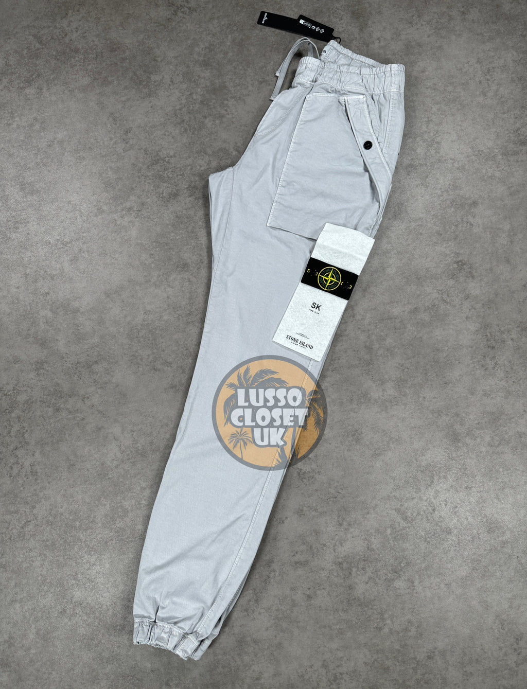 SI - Pearl Grey Cargo Pants