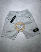 SI - Pearl Grey Cargo Shorts