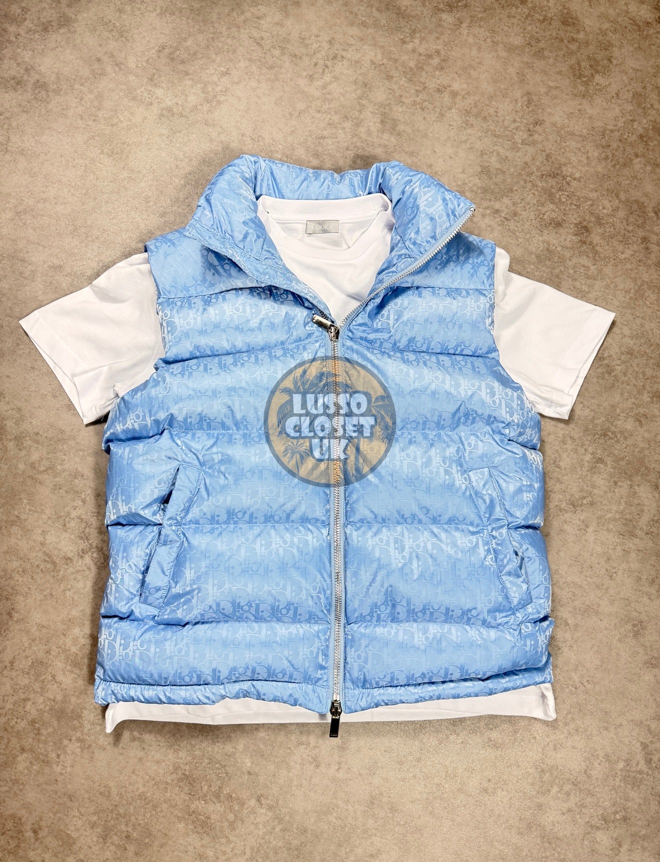 D - Baby Blue Gilet