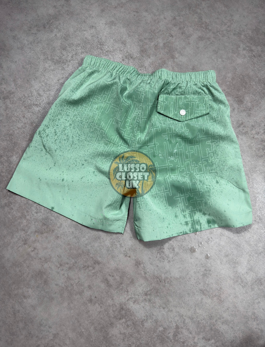 HRMS - Turquoise Water Reactive Shorts