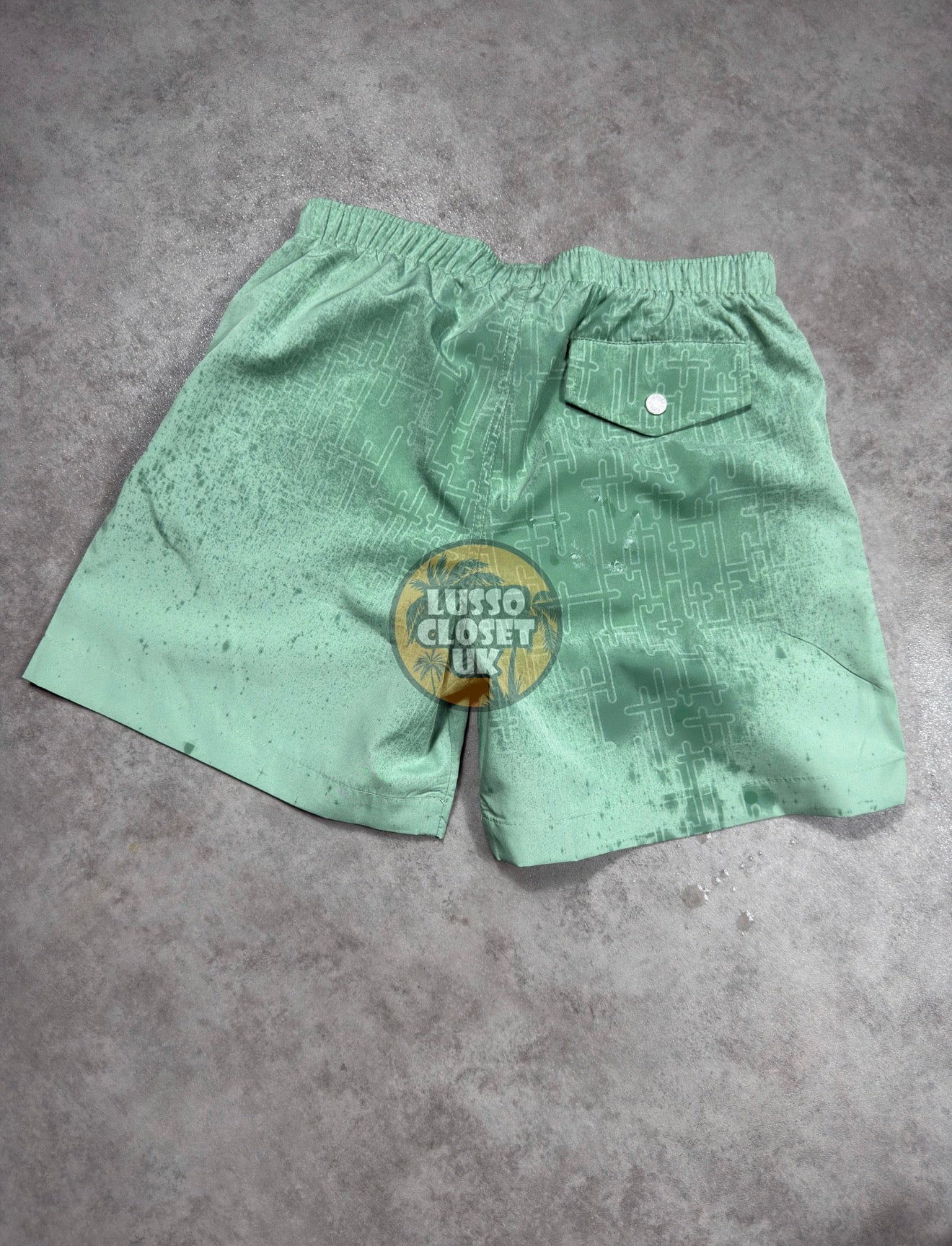 HRMS - Turquoise Water Reactive Shorts