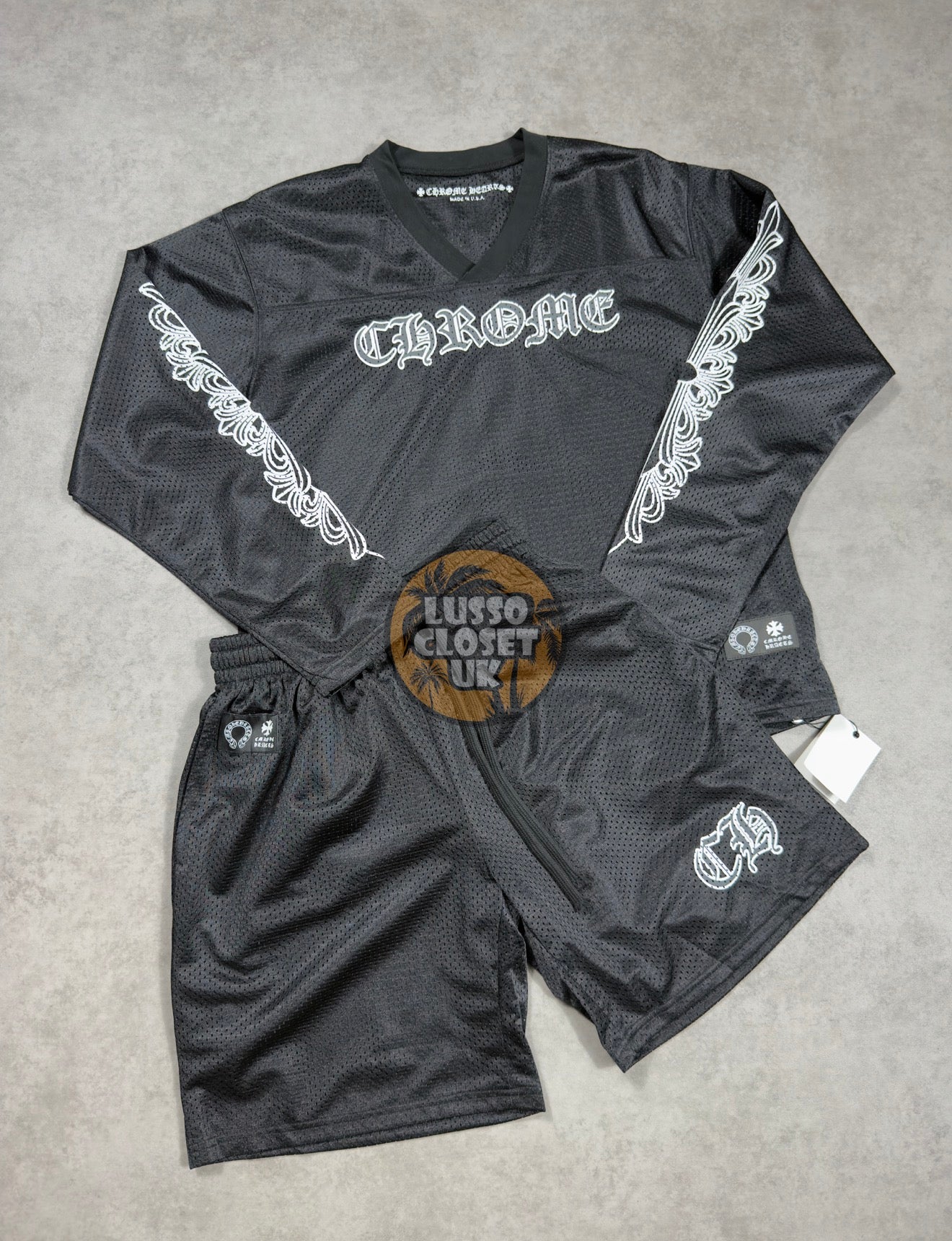 Chrome - Black Mesh Set