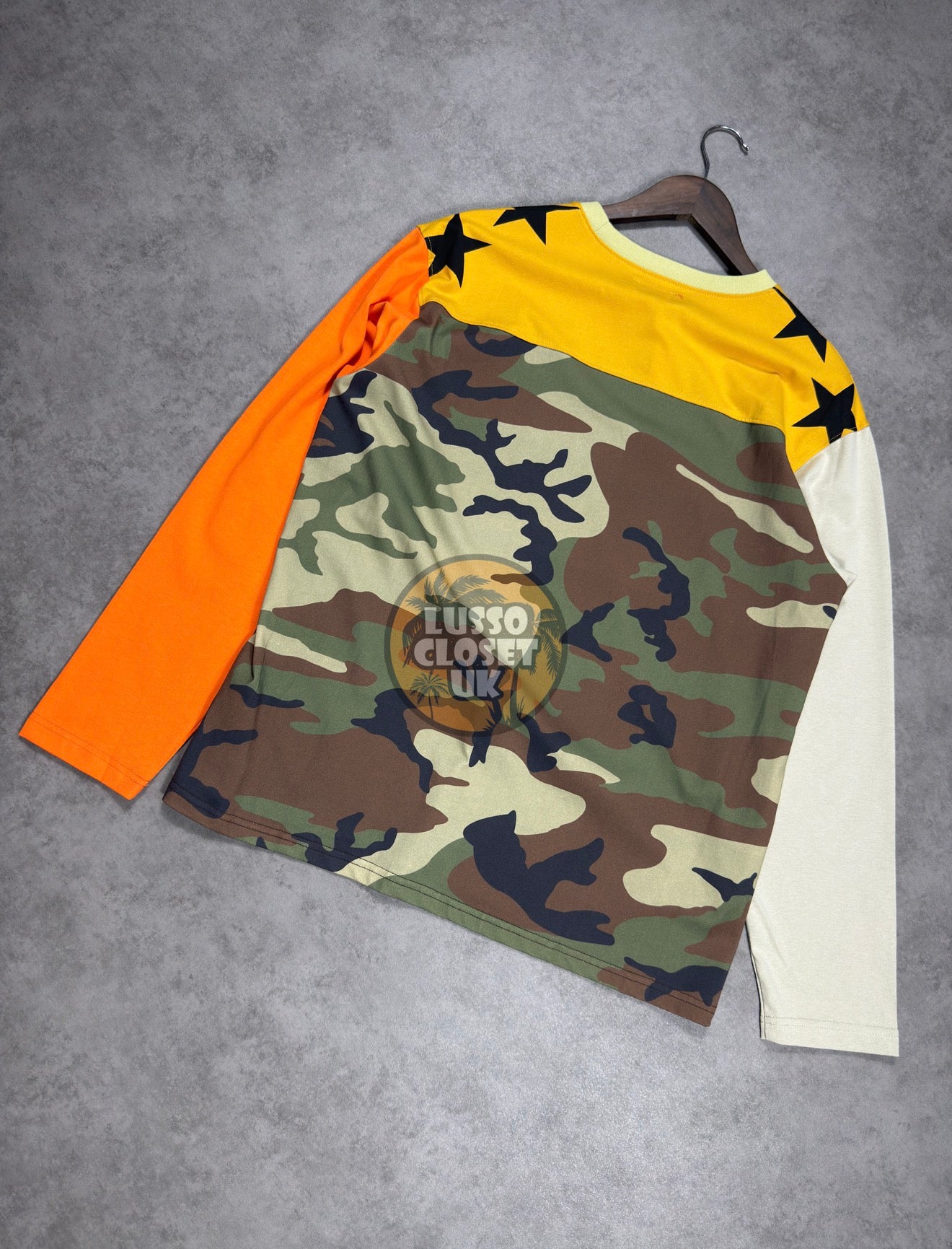 Sup - Orange Camo Long Sleeve