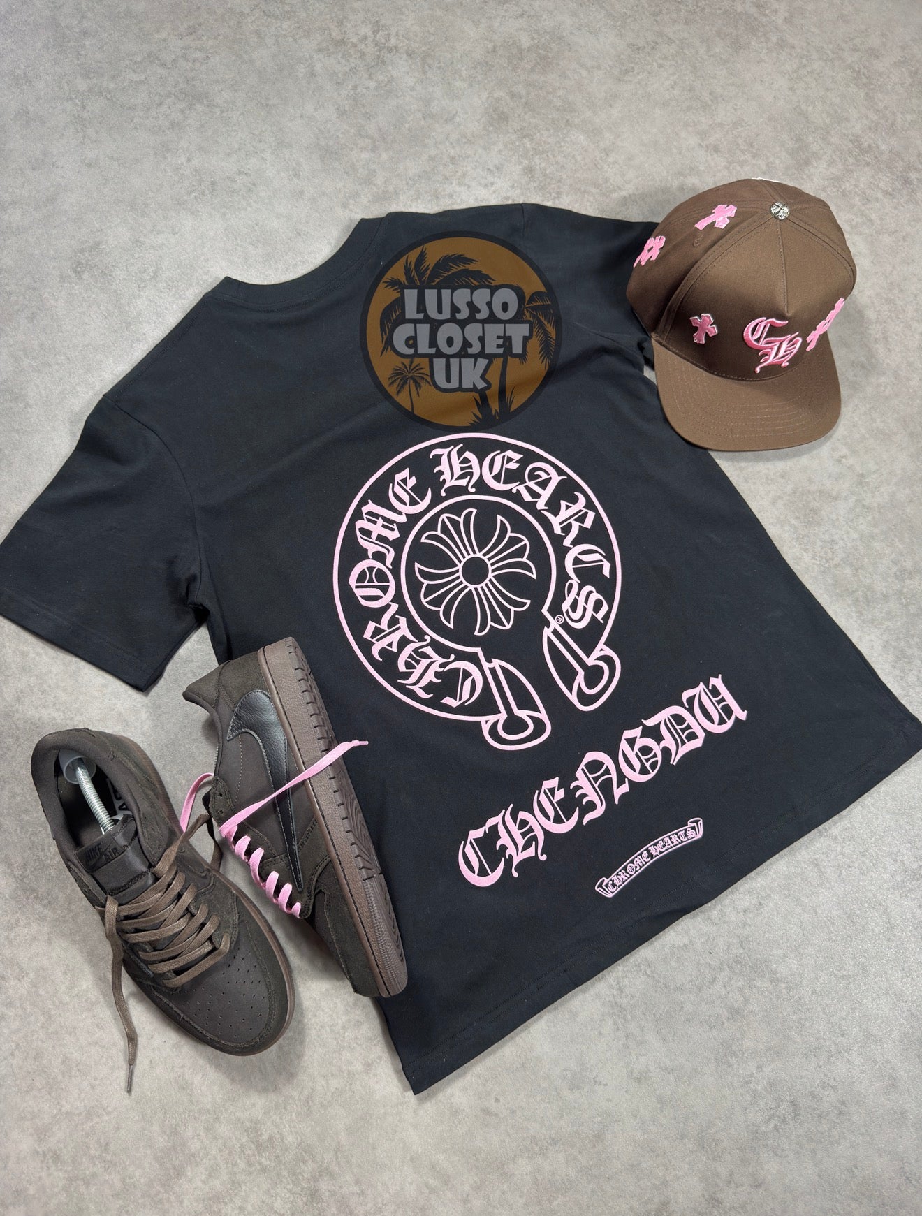 Chrome - Black/Pink T Shirt