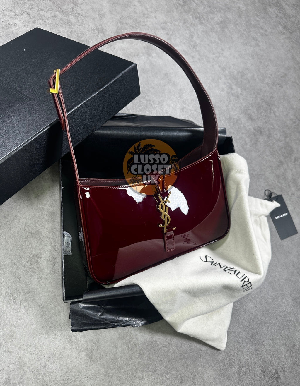 Saint - Gloss Cherry Top Handle Handbag