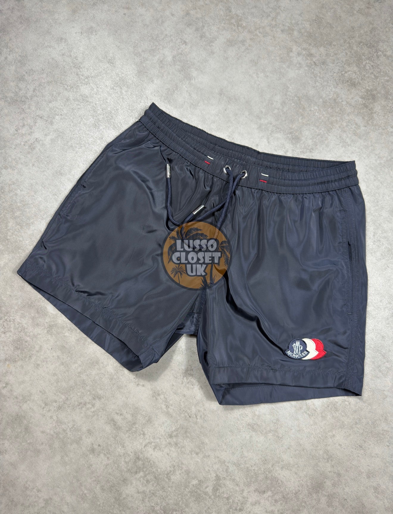 M - Navy Trio Swim Shorts