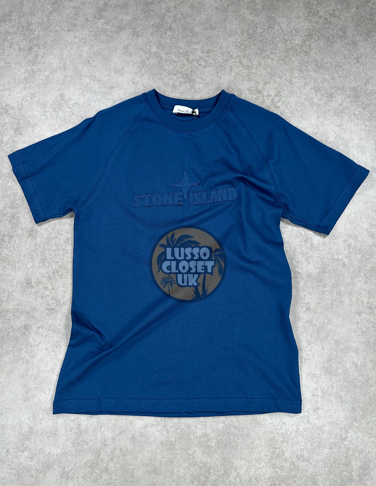 SI - Navy Embroidered T Shirt