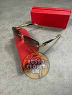 Cart - Brown Horn Sunglasses