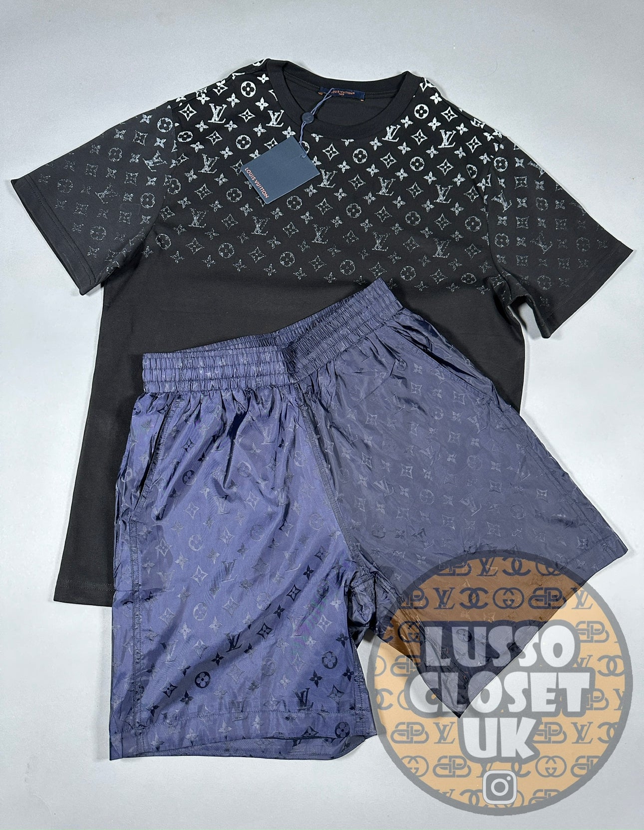 Lou - Black Fade T Shirt