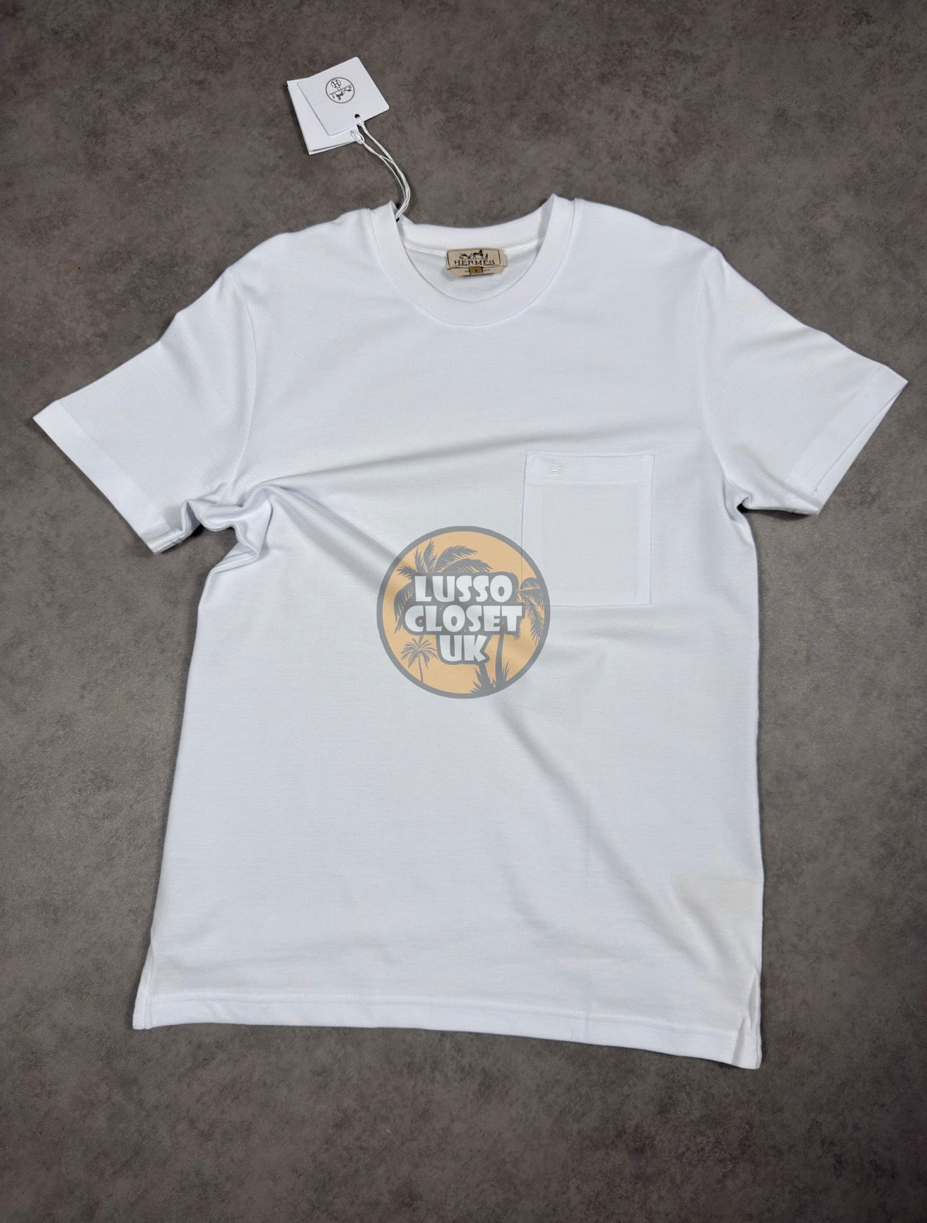 HRMS - White Pocket T Shirt