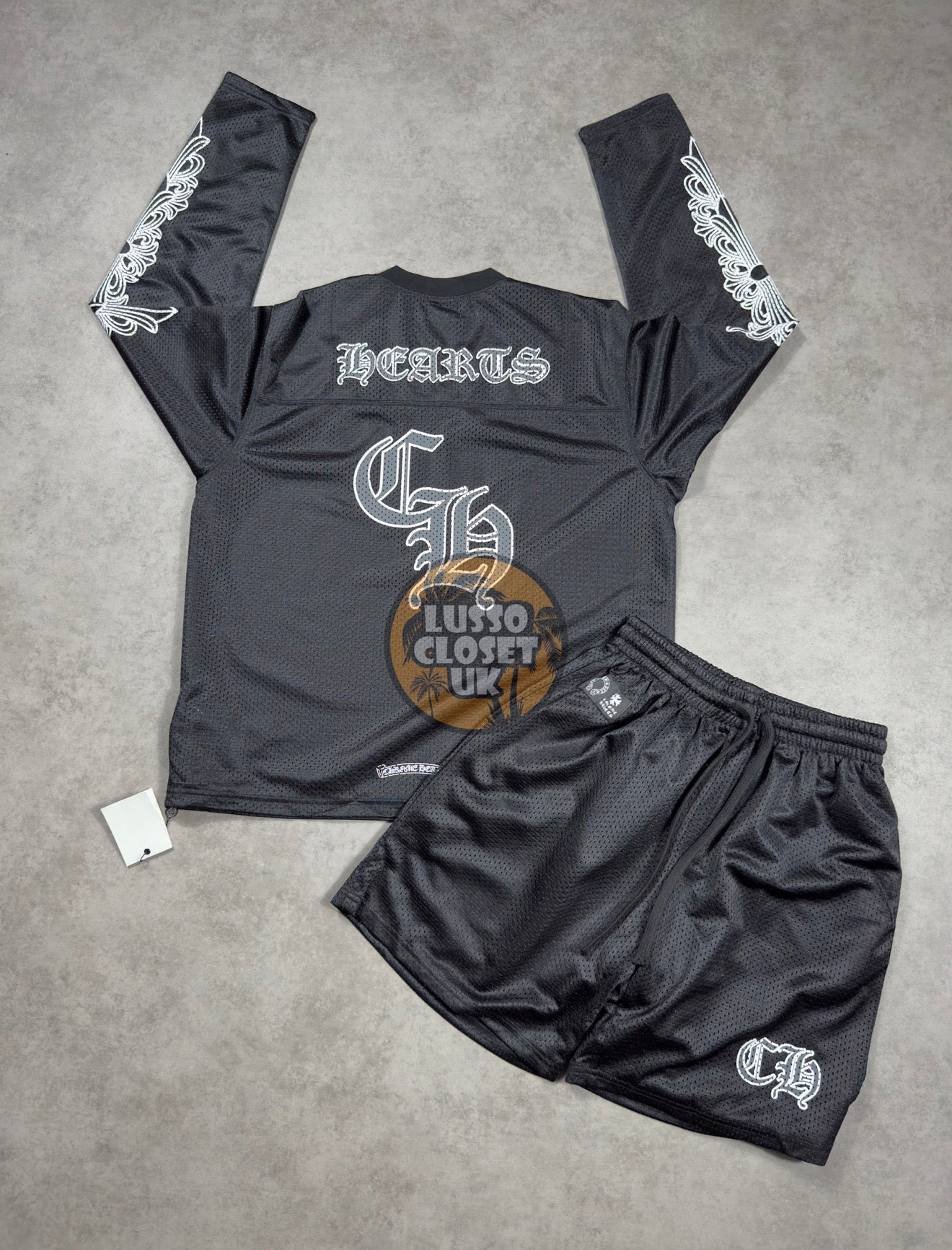 Chrome - Black Mesh Set