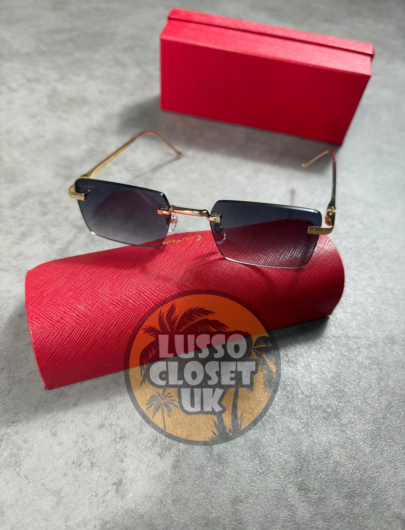 Cart - Black / Gold Sunglasses