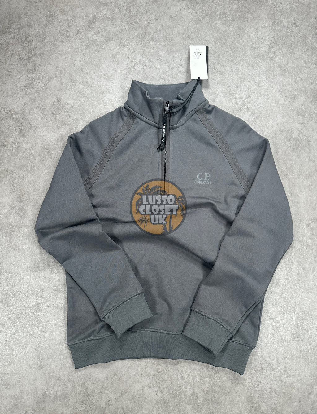 CP - Grey Half Zip Sweater