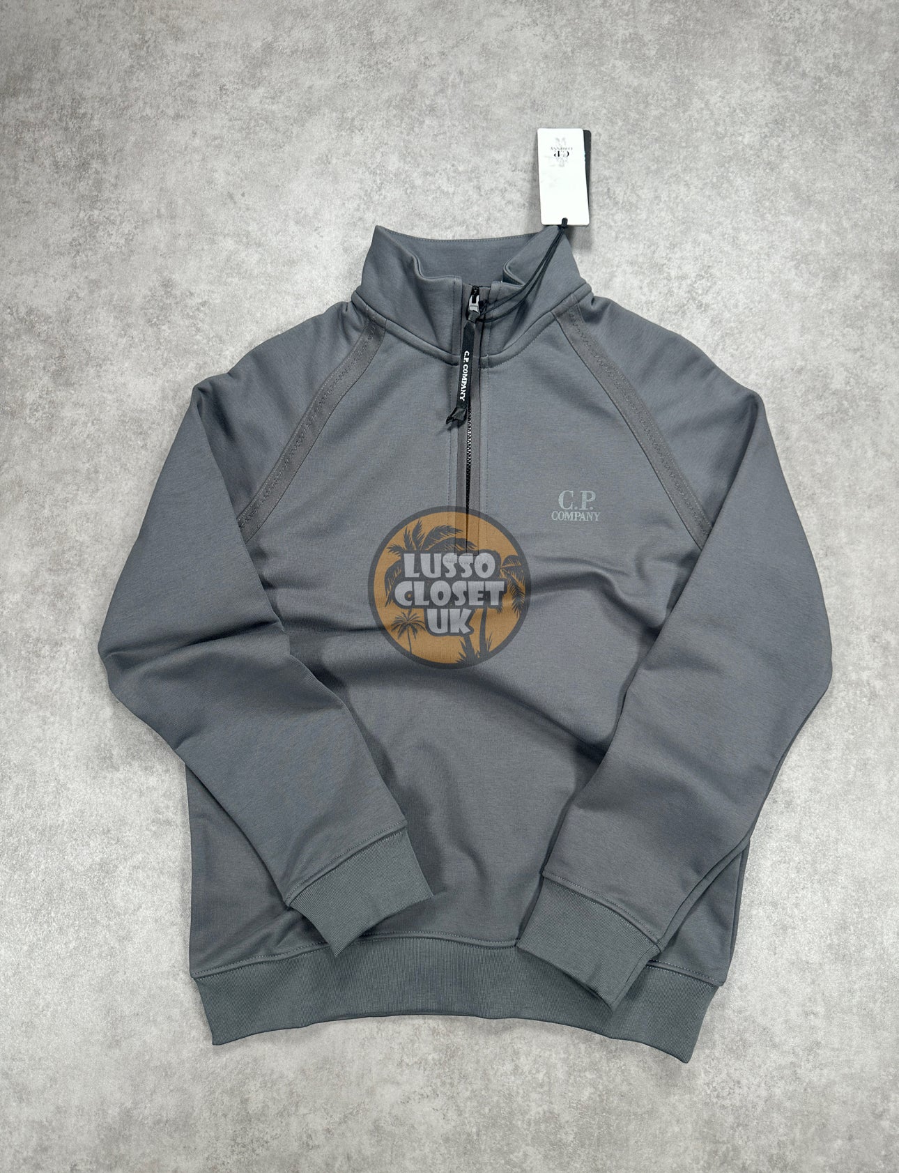 CP - Grey Half Zip Sweater