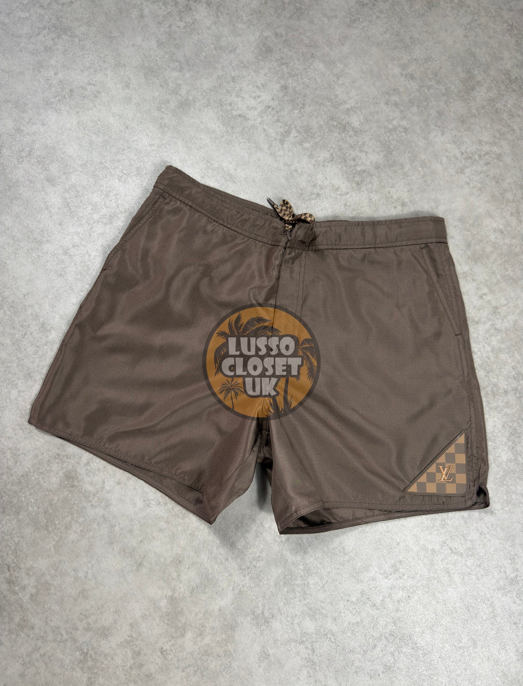 LSV - Brown Sig Swim Shorts