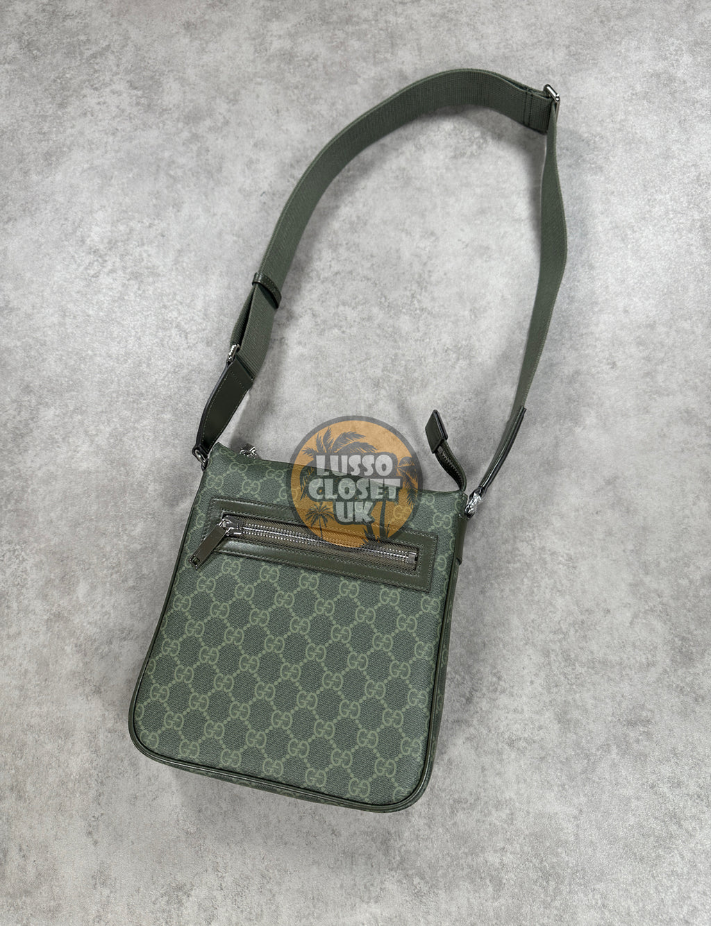 GG - Small Forest Green Messenger