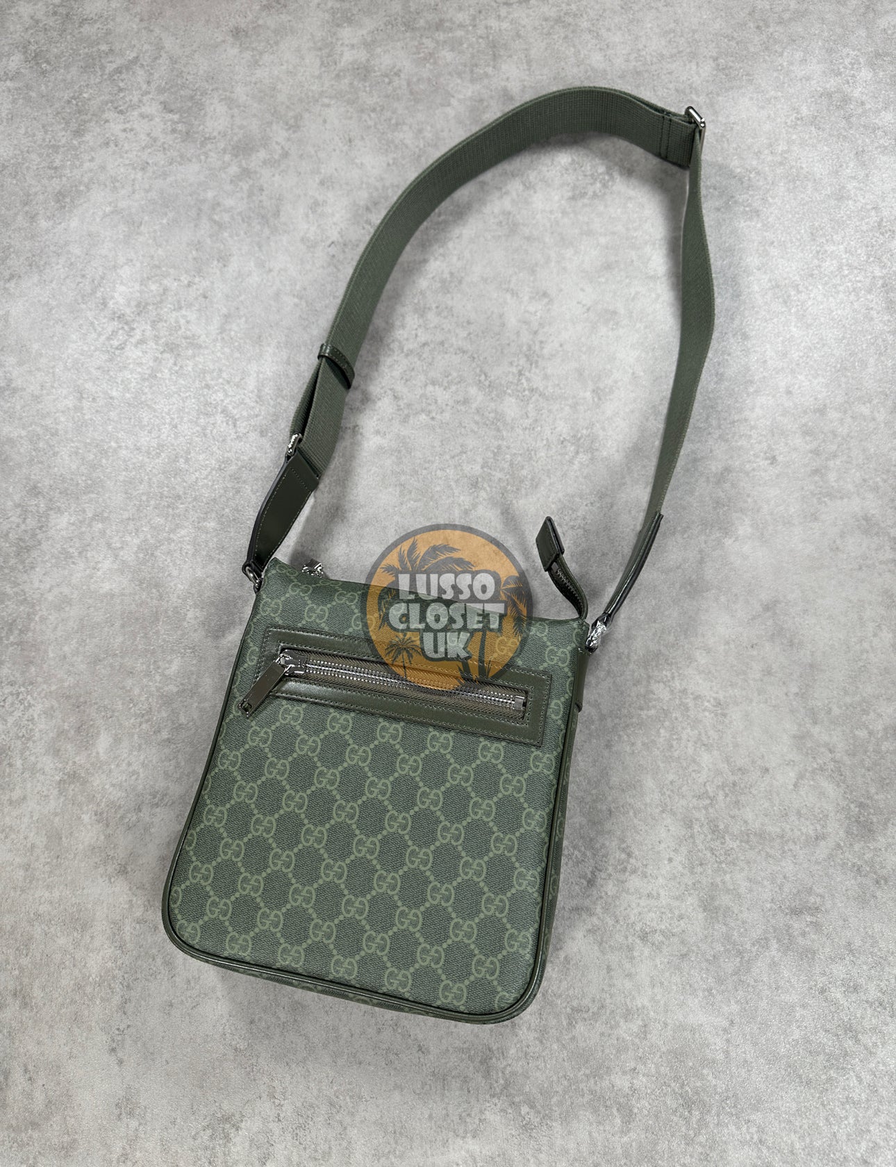 GG - Small Forest Green Messenger